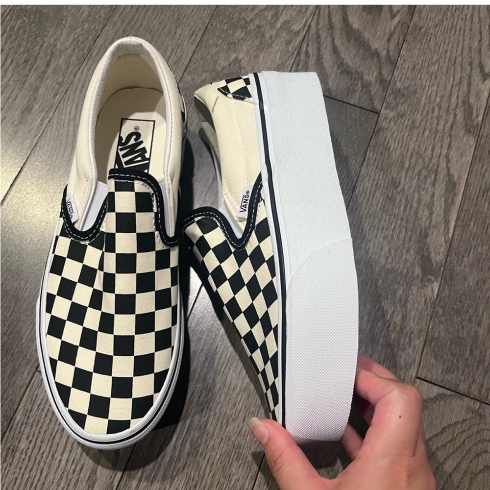Vans Stackform Checkered Slip On Sneaker